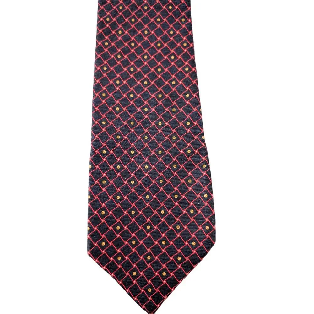 Daniele Pizzigoni Signed Highly Sought After Vintage Bulgari 100% Silk Men's Tie